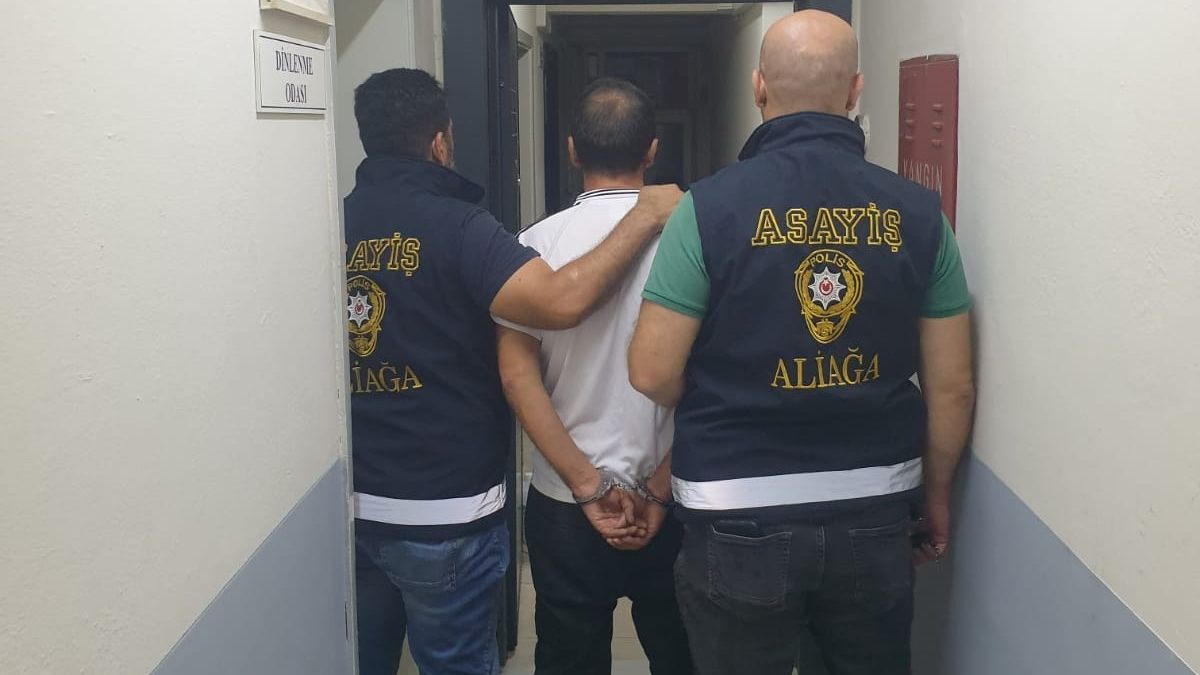 20 yıl hapis cezası bulunan cezaevi firarisi İzmir’de yakalandı