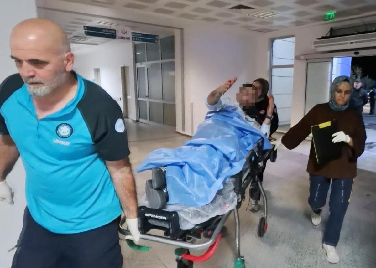 Aksaray’da bıçaklanan şahıs basın mensuplarına küfretti