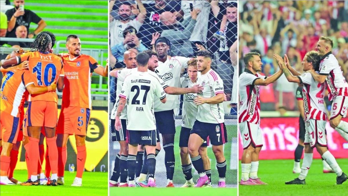 Avrupa’da Beşiktaş, Samsunspor ve Başakşehir avantaj peşinde