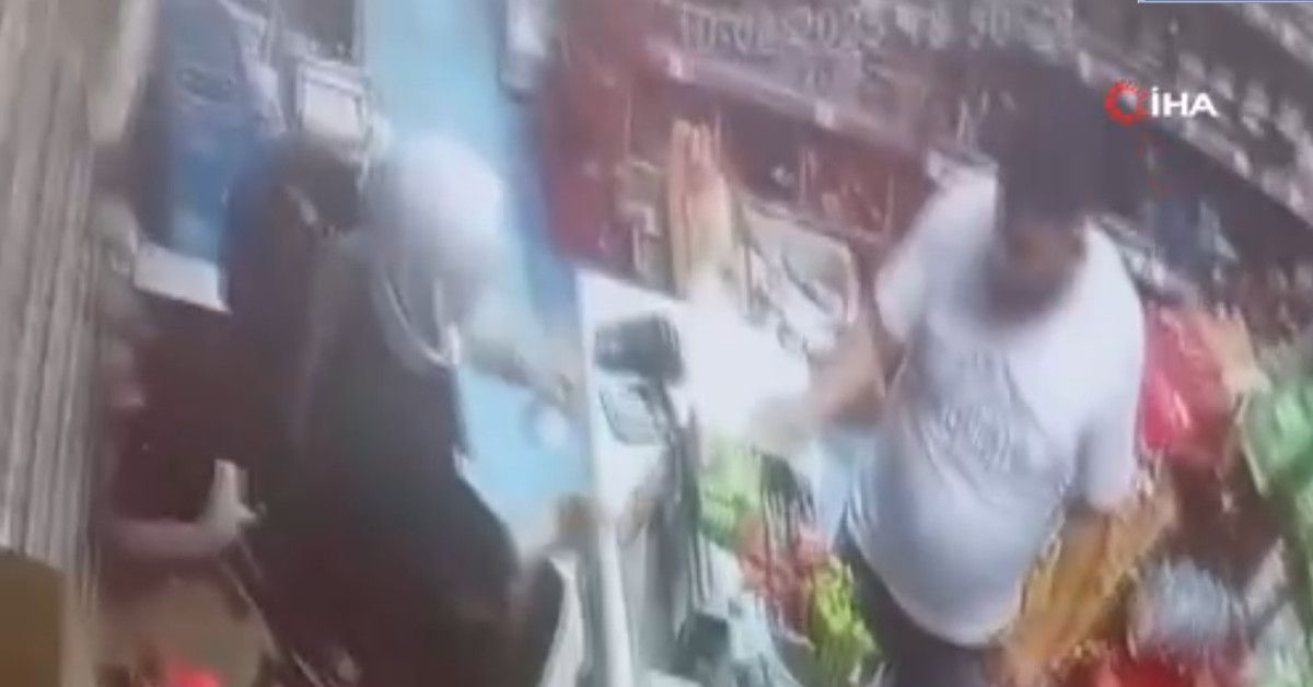 Balıkesir’de deprem, marketi darmadağın etti
