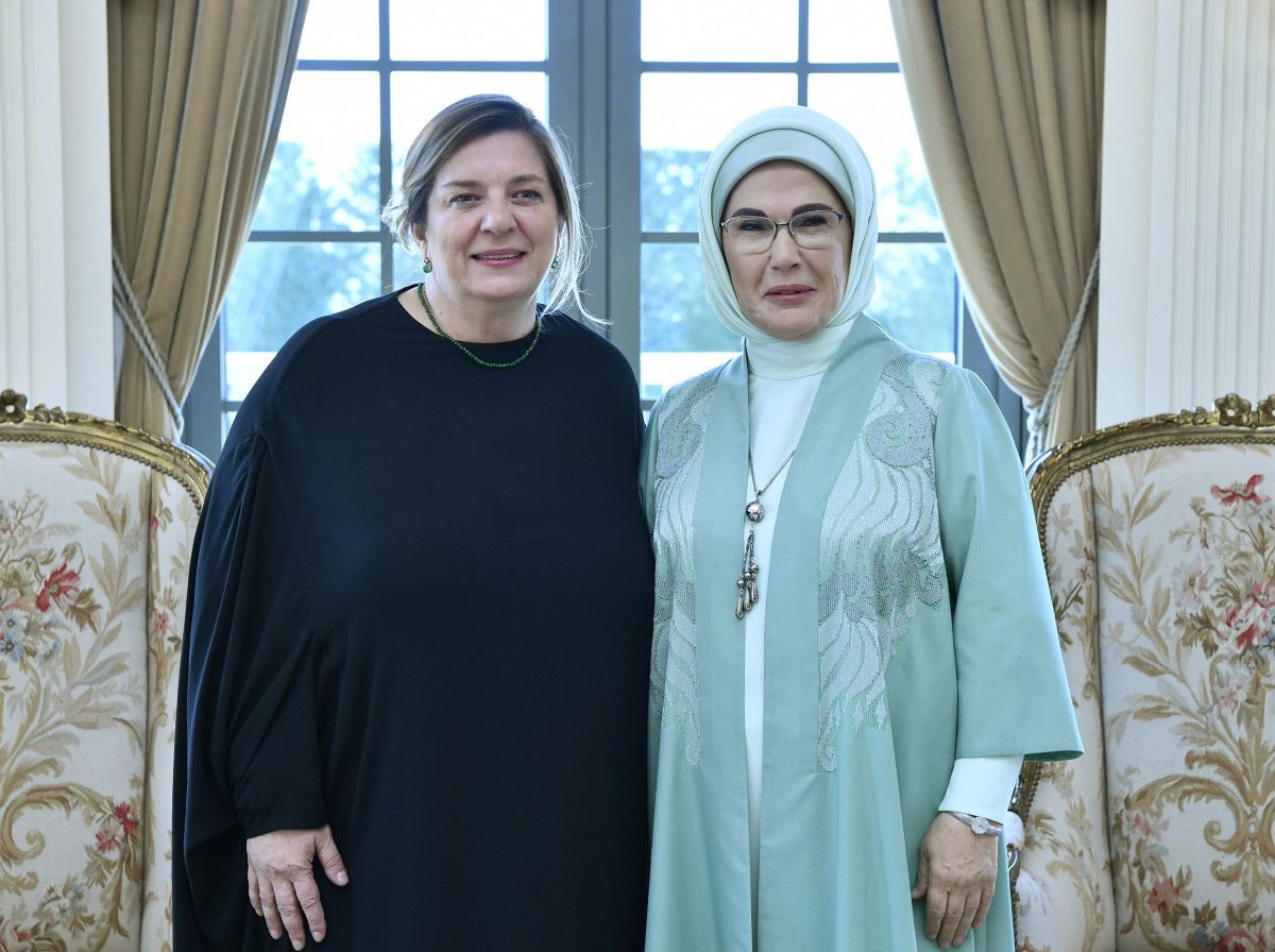 Emine Erdoğan, Gürcistan Cumhurbaşkanı Kavelashvili’nin eşiyle bir araya geldi