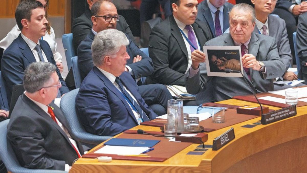İsrail, BM’de gerçekle yüzleşti: Gazzeli çocuğunu fotoğrafını gösterdi