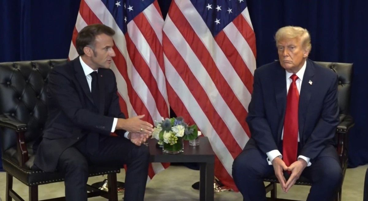 Donald Trump ile Emmanuel Macron arasında Filistin anlaşmazlığı