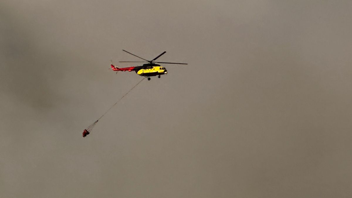 Karabük’te orman yangınına müdahale sürüyor