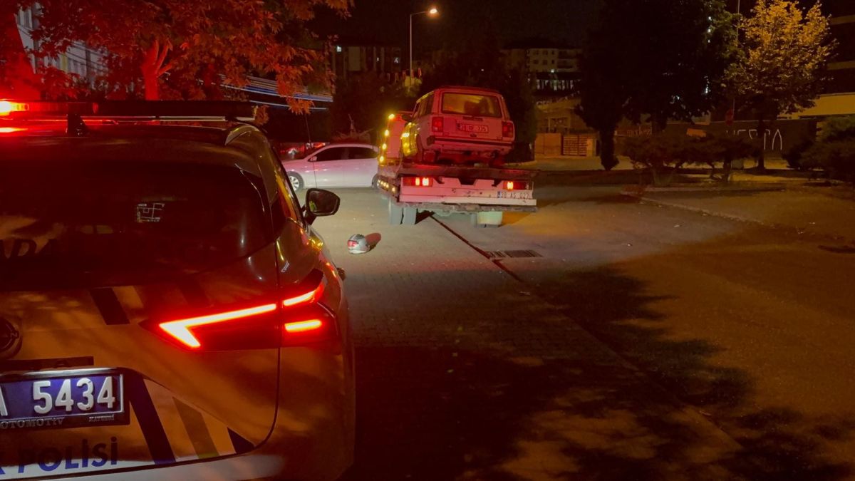 Kayseri’de polisten kaçan motosikletli kaza yapmış halde bulundu