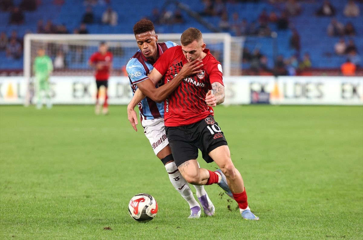 Trabzonspor, sahasında Gaziantep FK ile yenişemedi