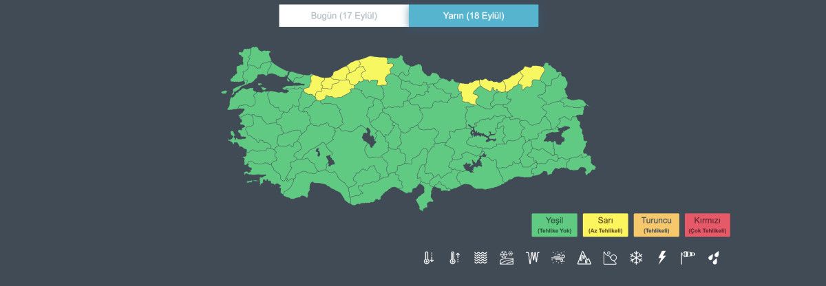 Yurt genelinde sıcaklıklar düşüyor: Meteoroloji’den 11 için ‘sarı kodlu’ uyarı