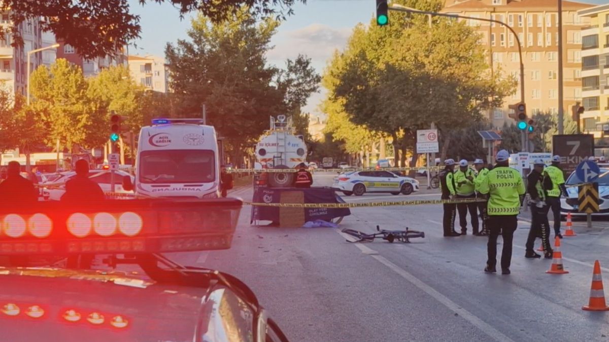 Konya’da su tankerinin çarptığı bisiklet sürücüsü hayatını kaybetti