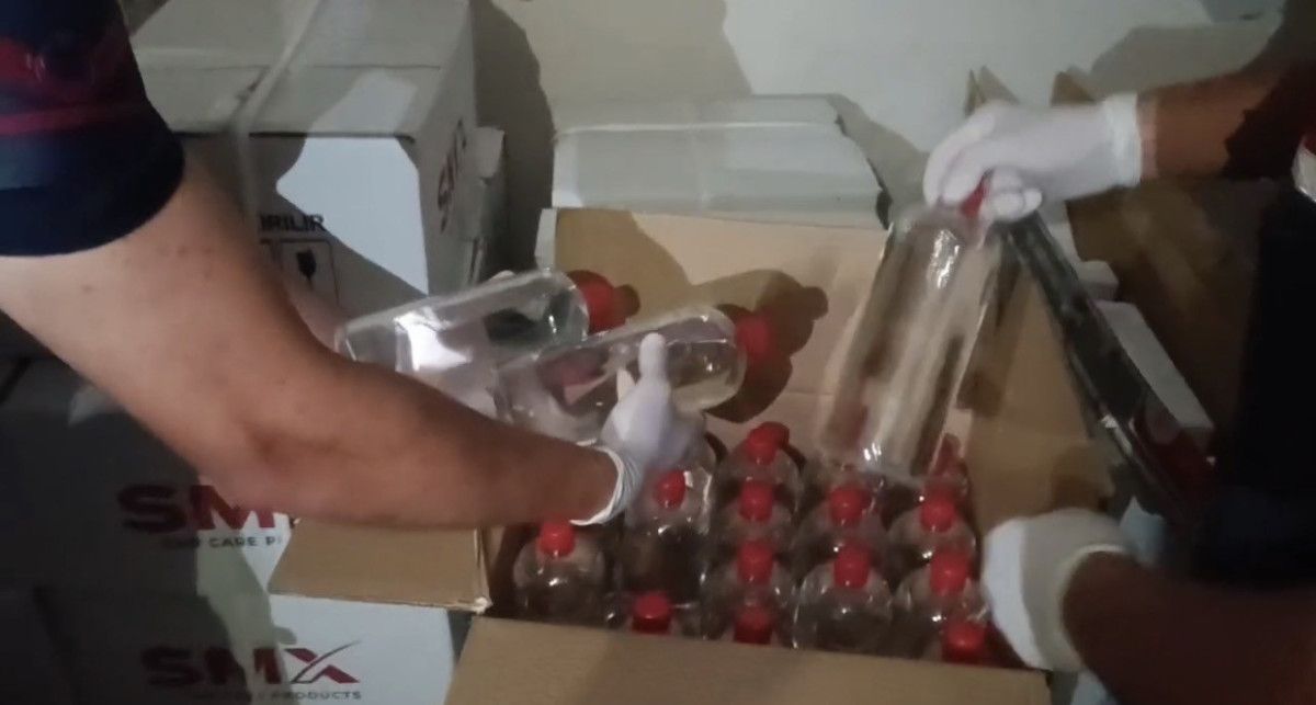 Samsun’da kaçak alkol operasyonu