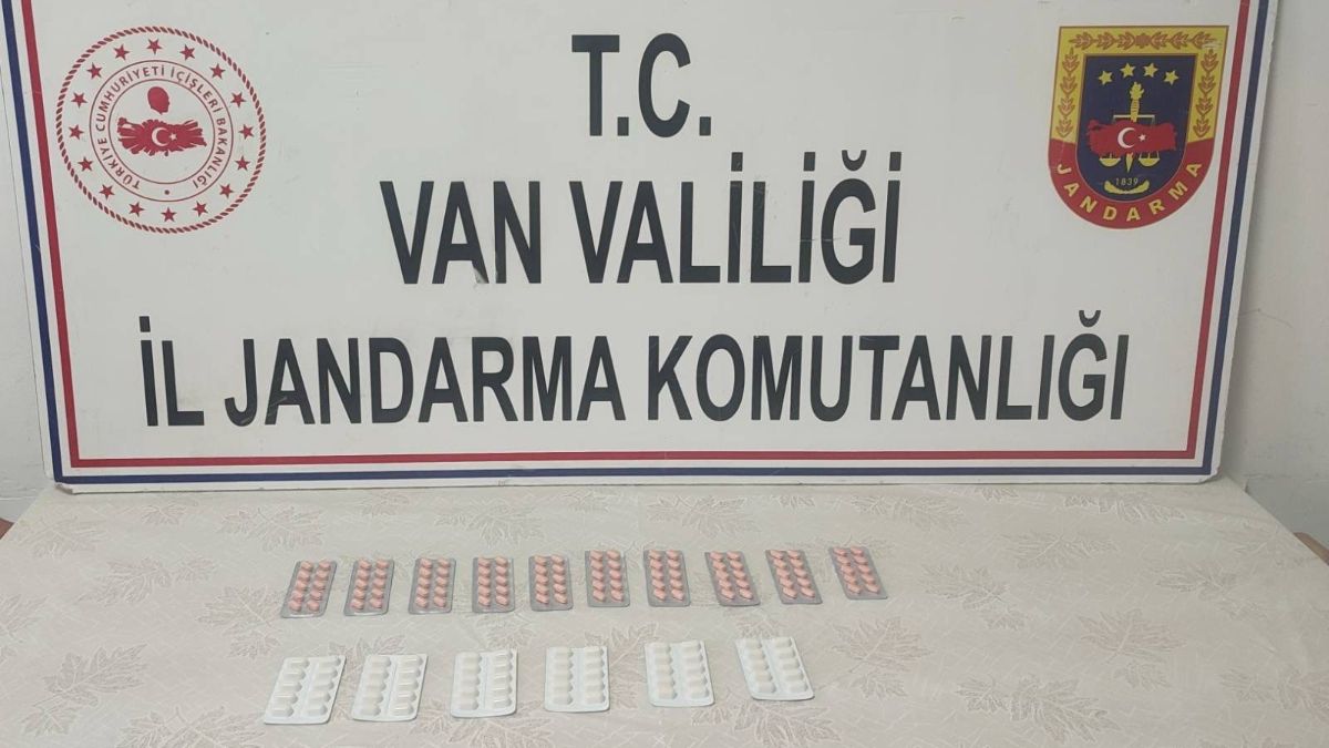 Van’da İran uyruklu şahsın üzerinden 160 adet uyuşturucu hap çıktı