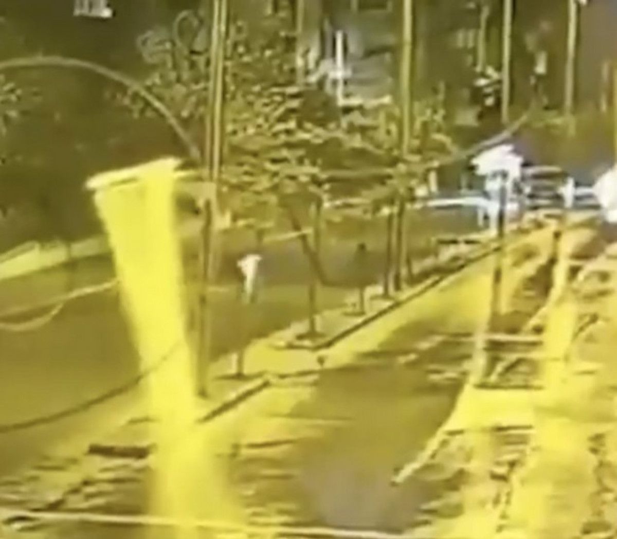 Çanakkale’de hayatını kaybeden motosiklet sürücüsünün kaza anları