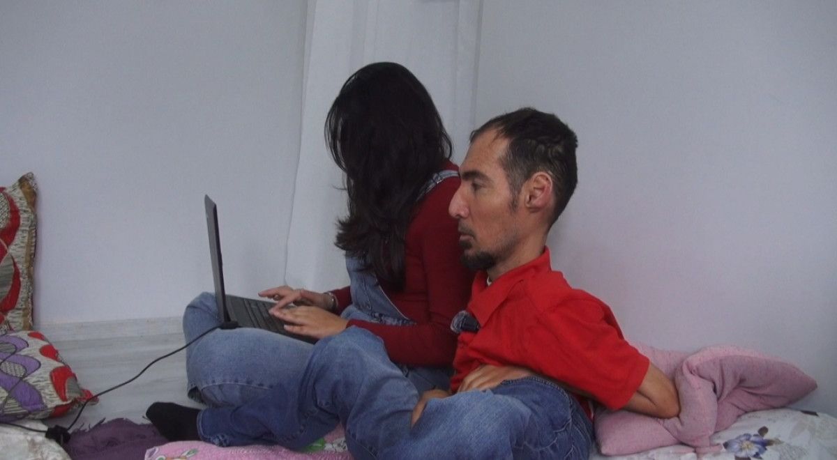 Batman’da el ve ayaklarını kullanamayan Abbas, mücadeleden vazgeçmedi