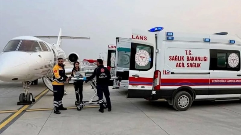 Hatay’da ambulans uçak 6 günlük bebek için havalandı