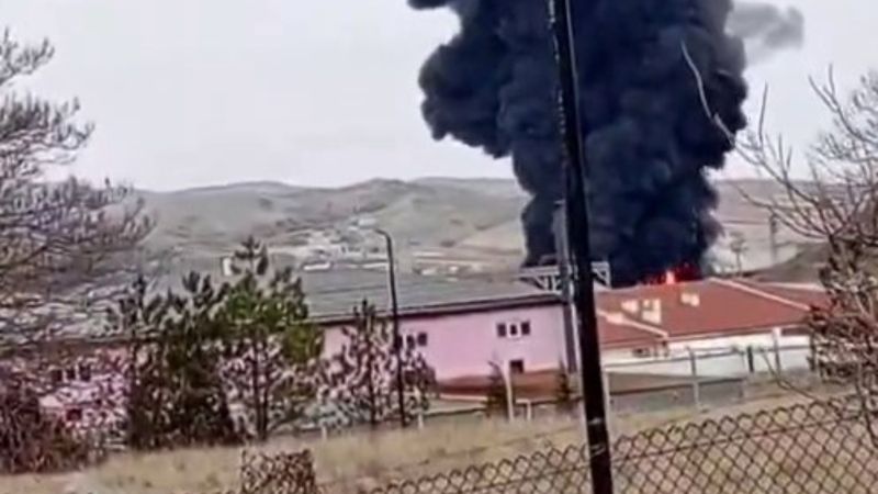 Kırıkkale’de kimya fabrikasında yangın