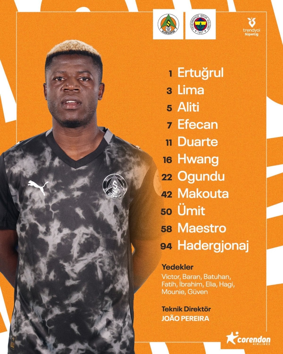 Alanyaspor – Fenerbahçe – CANLI SKOR