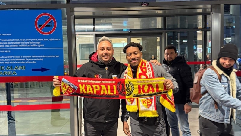 Ronael Pierre-Gabriel, Kayseri’ye geldi