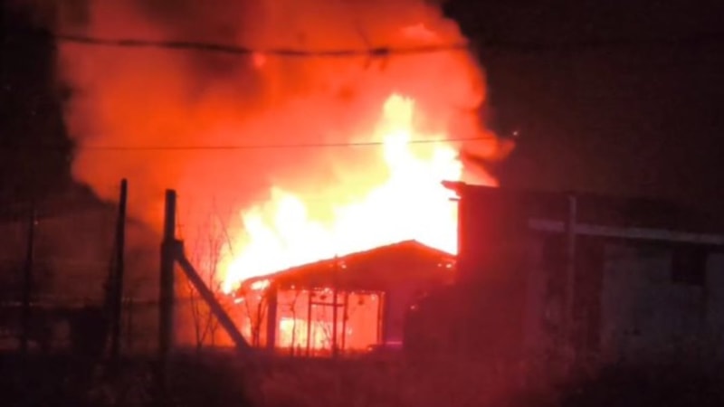 Çorum’da bağ evinde yangın