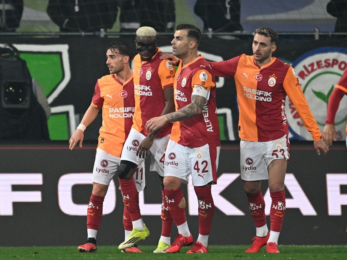 Galatasaray, Rizespor deplasmanında galip geldi