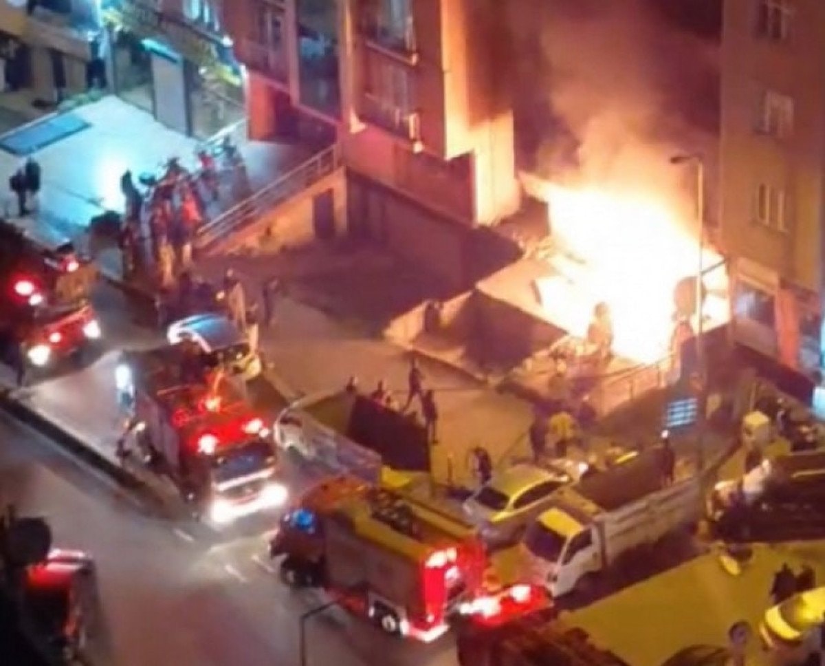 Kağıthane’de gece yangını: Mahalleliyi ıslık çalarak uyandırdı