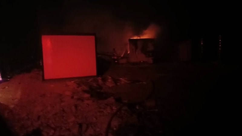 Adıyaman’da işçilerin kaldığı konteynerlerde korkutan yangın