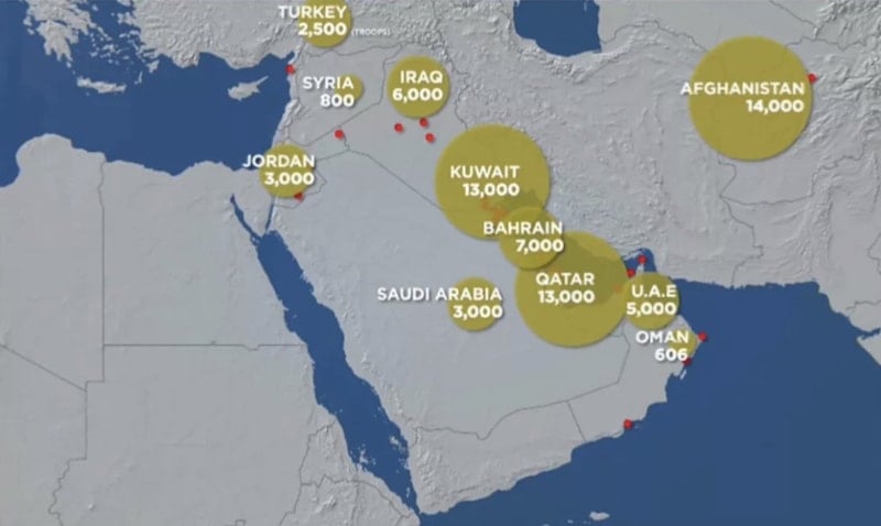 İran’dan ABD’ye ağır misilleme: Bölge ülkelerinde bulunan üsler hedef alındı