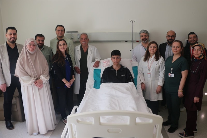 Kahramanmaraş’ta yüzde 75 yanıklı genç, 17 ameliyatla sağlığına kavuştu