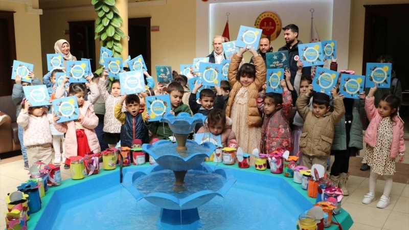 Kilis’te miniklerden Gazze’deki çocuklara anlamlı destek