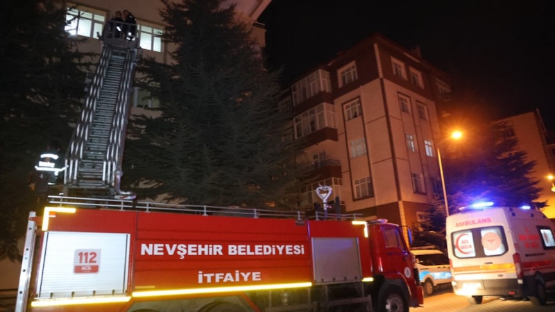 Nevşehir’de kapıyı açmayınca ekipler seferber oldu