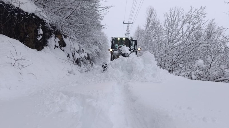 Ordu’nun yükseklerinde kar 2 metreyi buldu