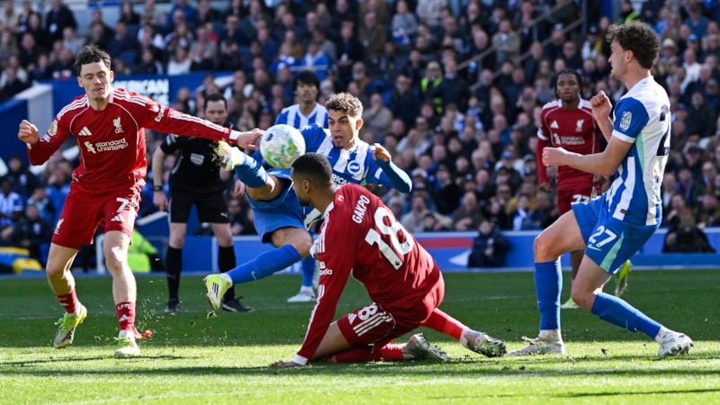 Premier Lig’de Liverpool, Brighton’a mağlup oldu