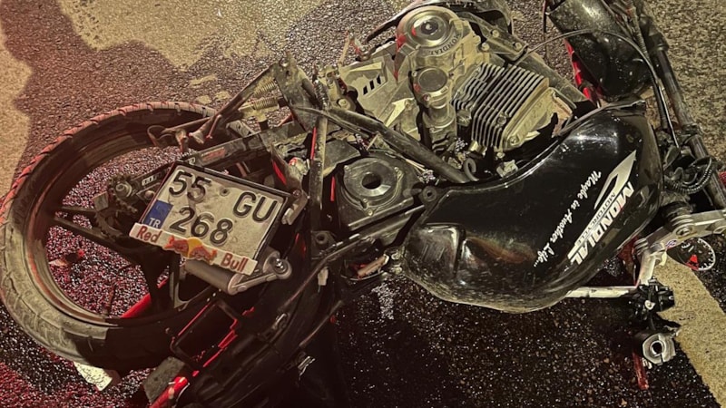 Samsun’da minibüs ile motosiklet çarpıştı; 1 ölü, 1 yaralı