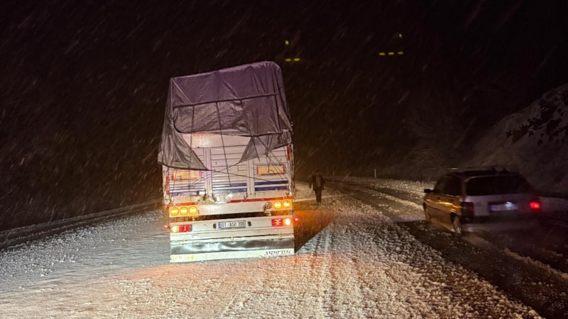 Çorum’da kar yağışı etkili oldu