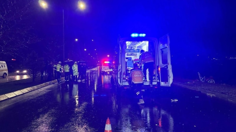 Erzincan’da bisiklet sürücüsü kazada can verdi