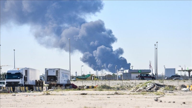 İran’ın misillemesinin ardından İsrail’in güneyindeki bir fabrikada yangını çıktı