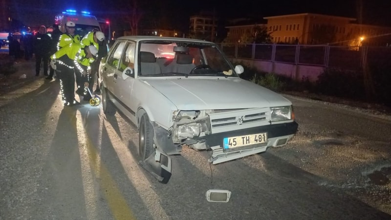 Manisa’da otomobilin çarptığı yaya öldü