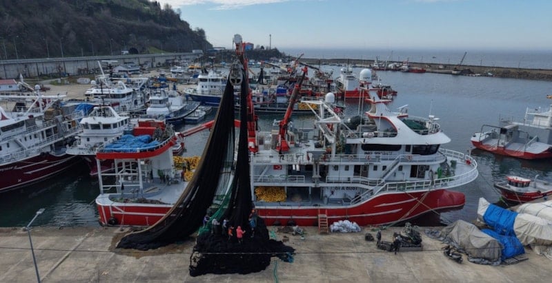 Trabzon’da balıkçılar ‘paydos’ dedi