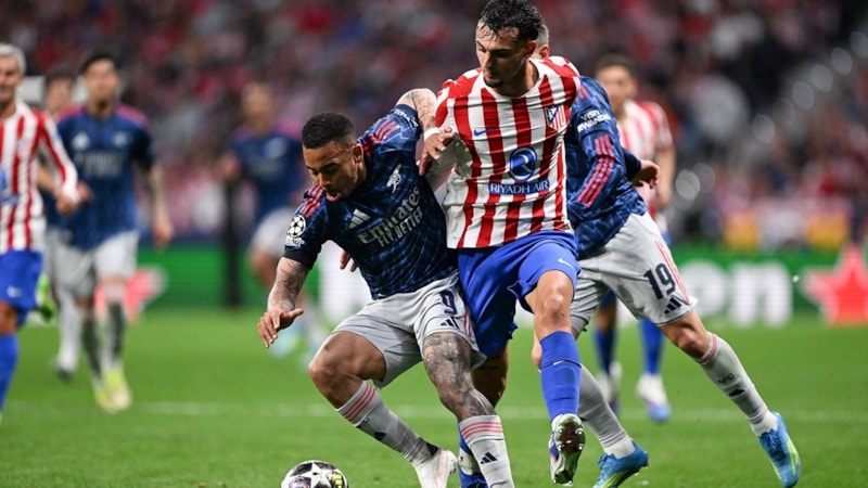 UEFA Şampiyonlar Ligi yarı finalinde Atletico Madrid ile Arsenal berabere kaldı