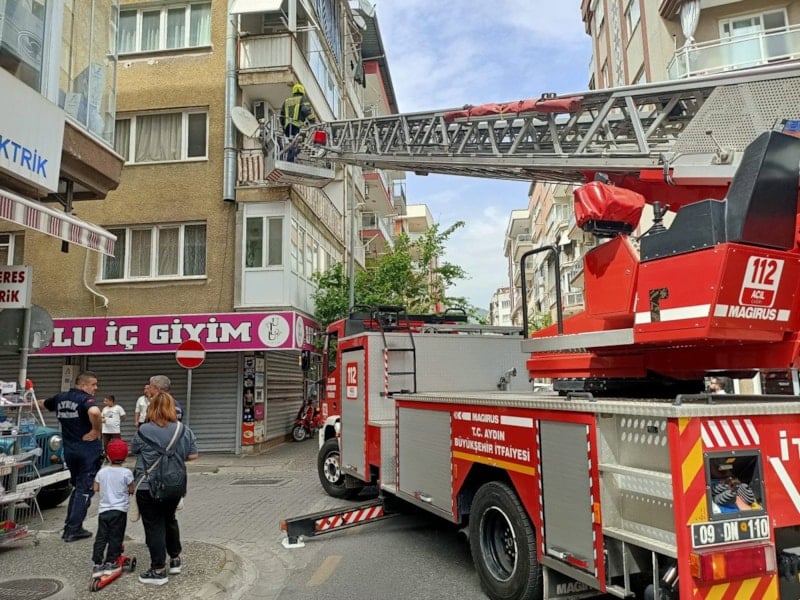 Aydın’da komşuların duyarlılığı facianın önüne geçti