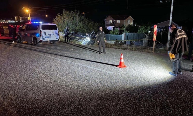 Kırıkkale’de devrilen hafif ticari araçtaki 1 kişi öldü